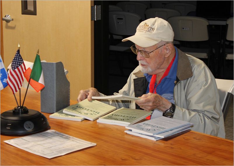 Bob at VT Genealogical Center